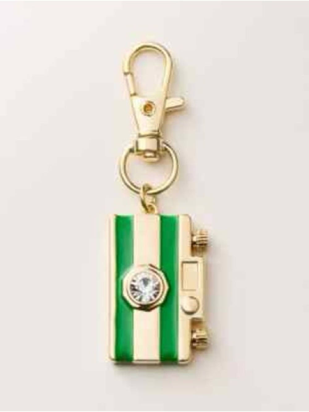 Kate Spade Camera Bag Charm Keychain NWT